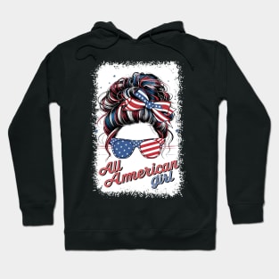 All American girl mother day 2024 Hoodie